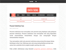 Tablet Screenshot of datasoal.com
